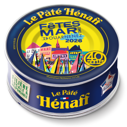 Lot de 2 Pâté Hénaff série limitée 40 ans des fêtes maritimes de Douarnenez - 2x154g