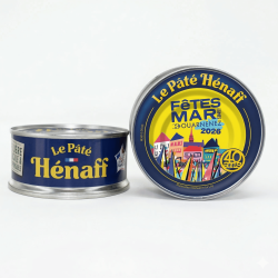 Lot de 2 Pâté Hénaff série limitée 40 ans des fêtes maritimes de Douarnenez - 2x154g
