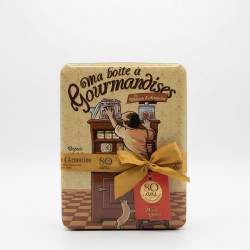 Boîte métal 80 ans de gourmandises - La maison d'Amorine 458g