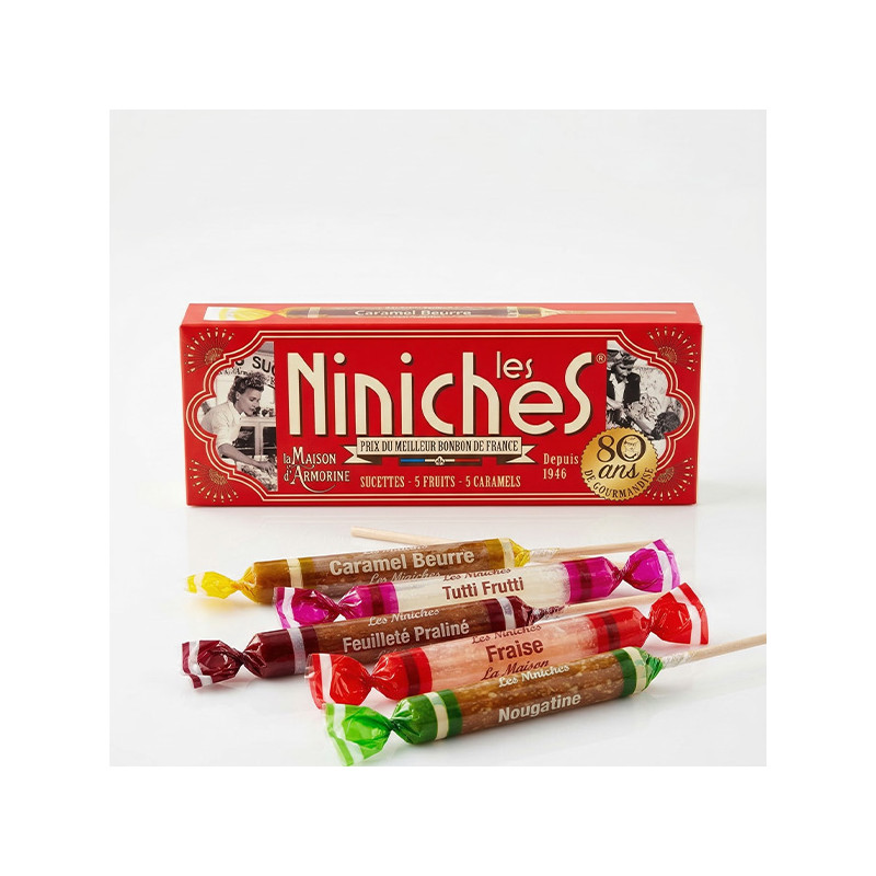 Boite de 10 Niniches 80 ans La maison d'Armorine