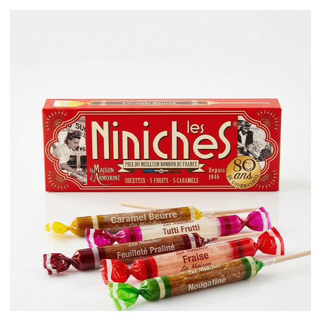 Boite de 10 Niniches 80 ans...