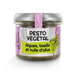 Pesto d'algues basilic et huile d'olive - 90g