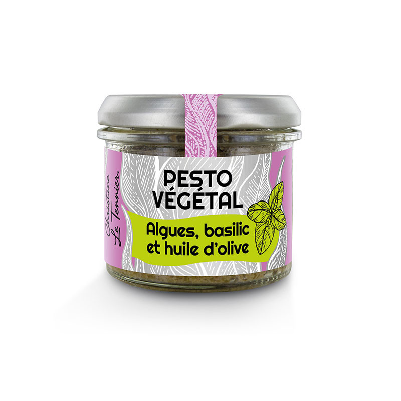 Pesto d'algues basilic et huile d'olive - 90g