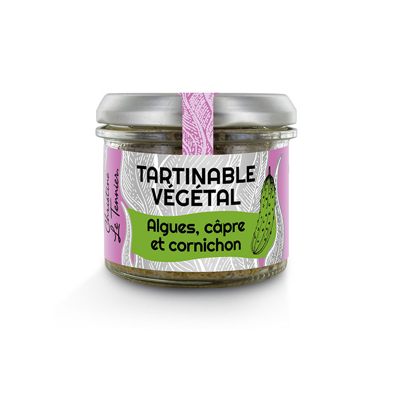 Tartinable d'algues câpres & cornichons - 90g