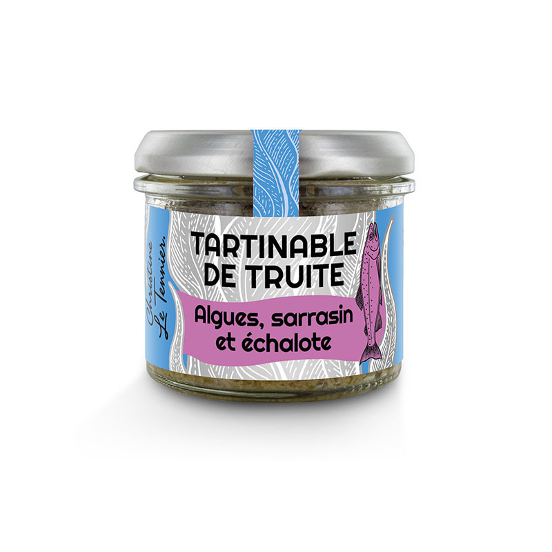 Tartinable truite, algues, sarrasin - 90G