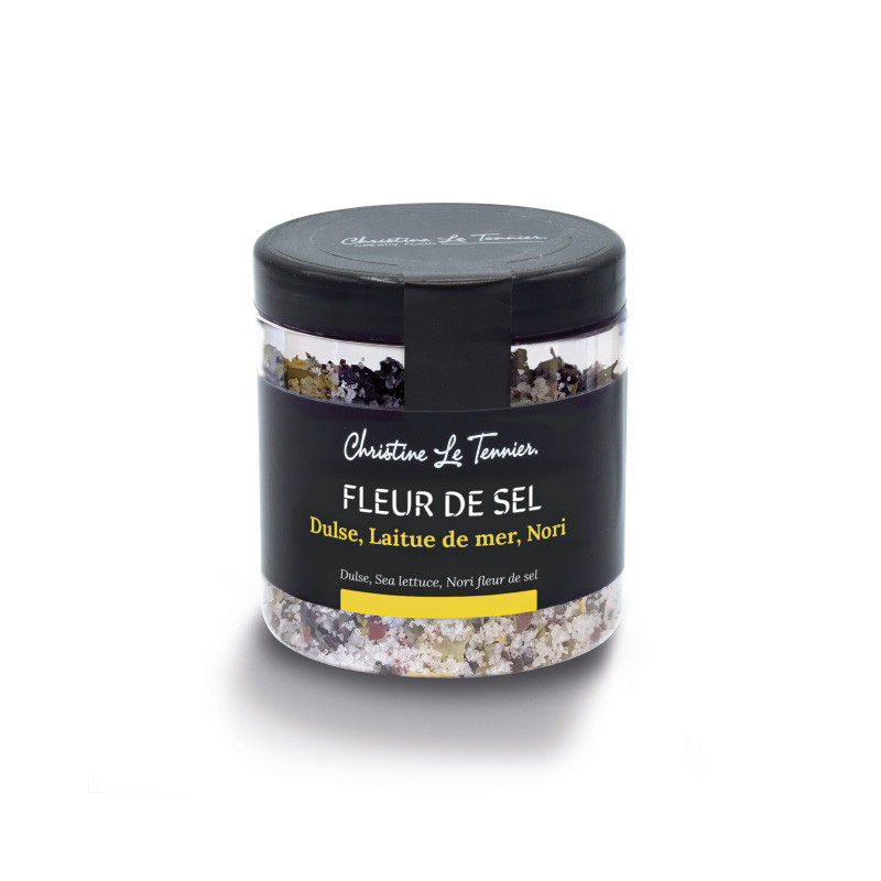 Fleur de sel - Dulse, laitue de mer, nori - 125g
