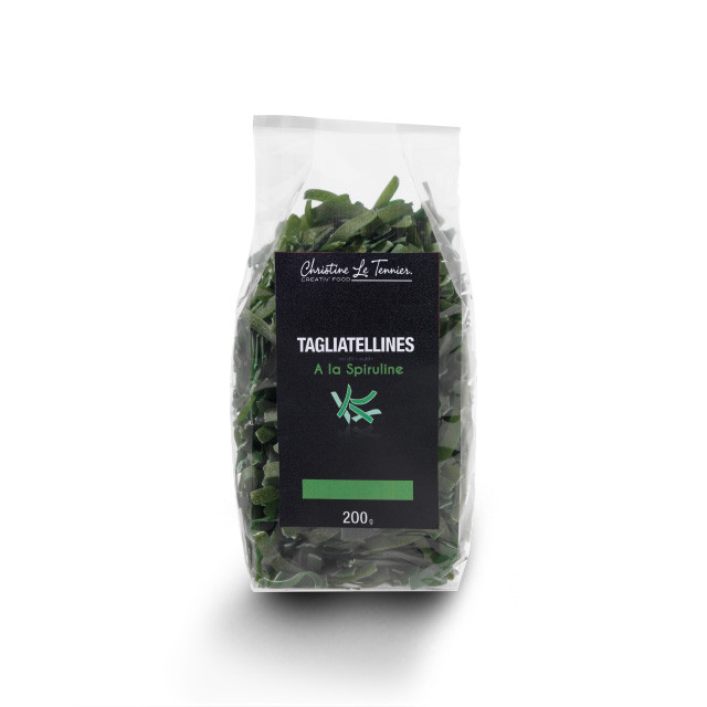 Tagliatellines A la spiruline