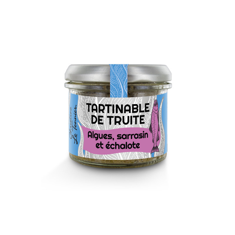 Tartinable de truite Algues, sarrasin et échalote