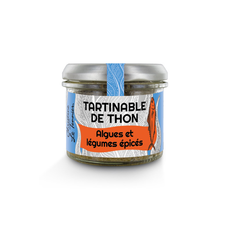 Tartinable thon, algues, légumes épicés - 90g