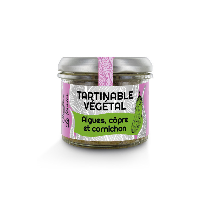 Tartinable végétal Algues, câpre & cornichon