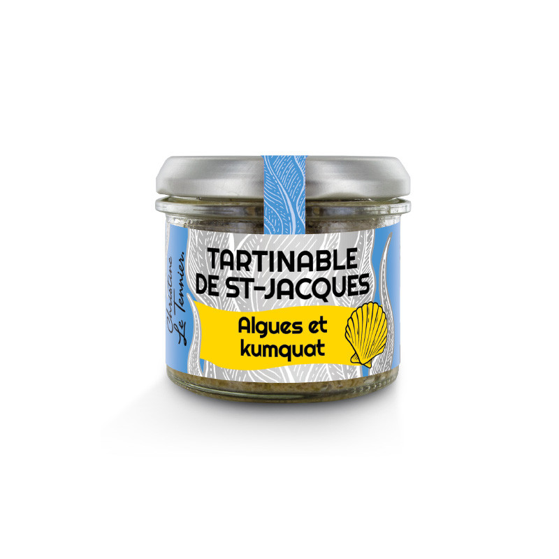 Tartinable de St-Jacques Algues et kumquat