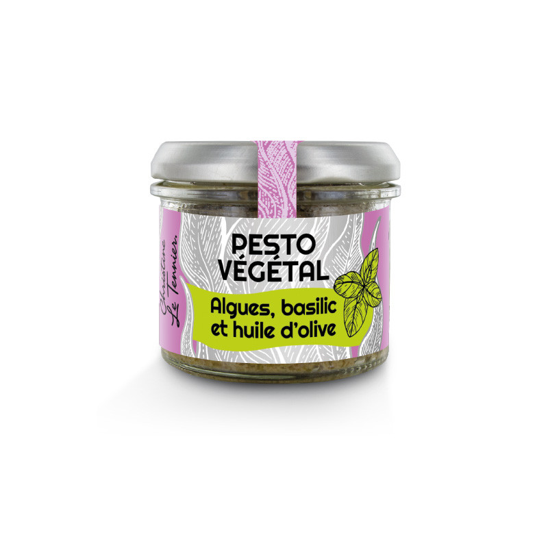 Pesto d'algues basilic et huile d'olive - 90g