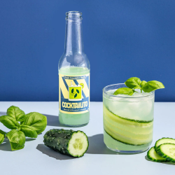 Virgin concombre et basilic 20 cl - Cocktailito