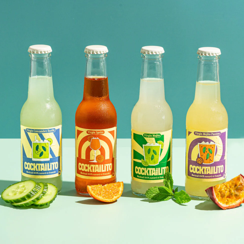 Coffret mocktails mix 4x20 cl - Cocktailito