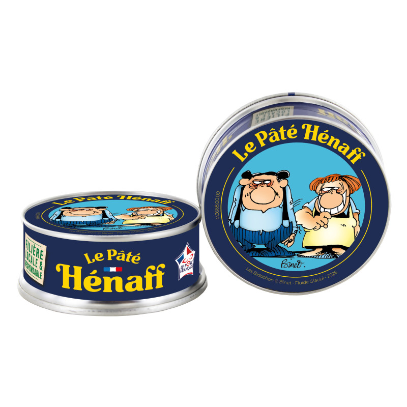Les Bidochons Fluide Glacial - Pâté Hénaff 154g