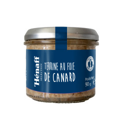 Terrine de canard au foie de canard - 90g