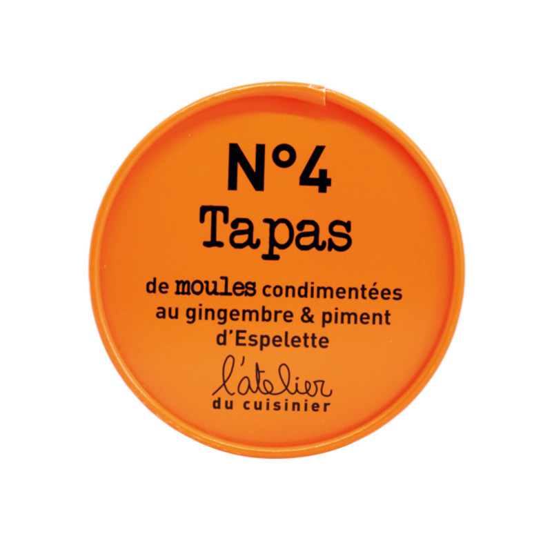 N°4 Tapas de moules au gingembre et piment d'Espelette - 100g