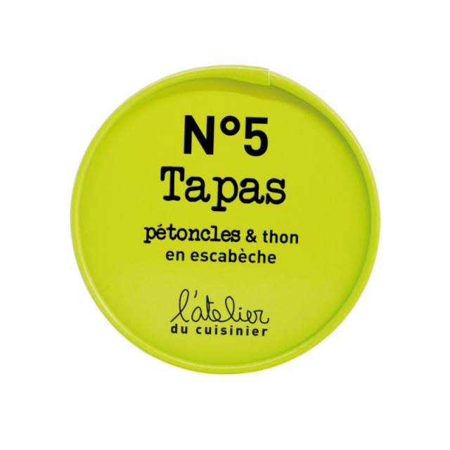 N°5 Tapas de pétoncles et thon en escabèche - 100g