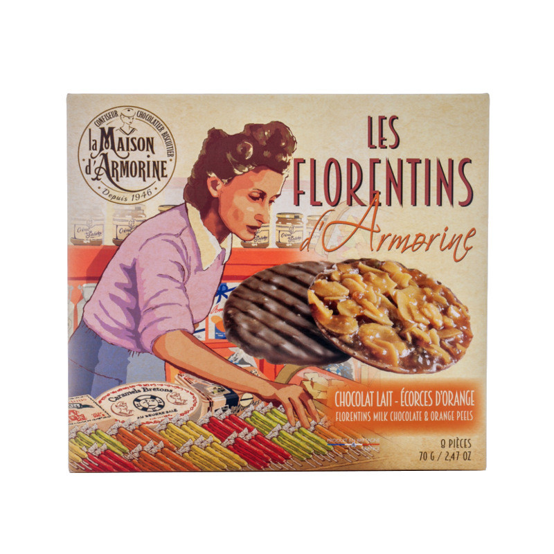 Florentins au chocolat au lait - 70g