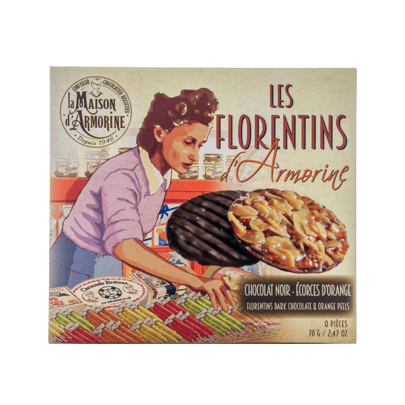 Florentins au chocolat noir - 70g