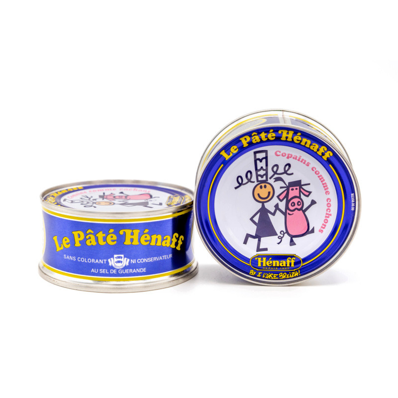 ⇒ Pâté breton Henaff 78g - Boite Collector A l'aise Breizh