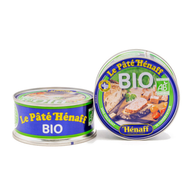 LOT DE 2, Le Pâté Hénaff BIO - 2x154g