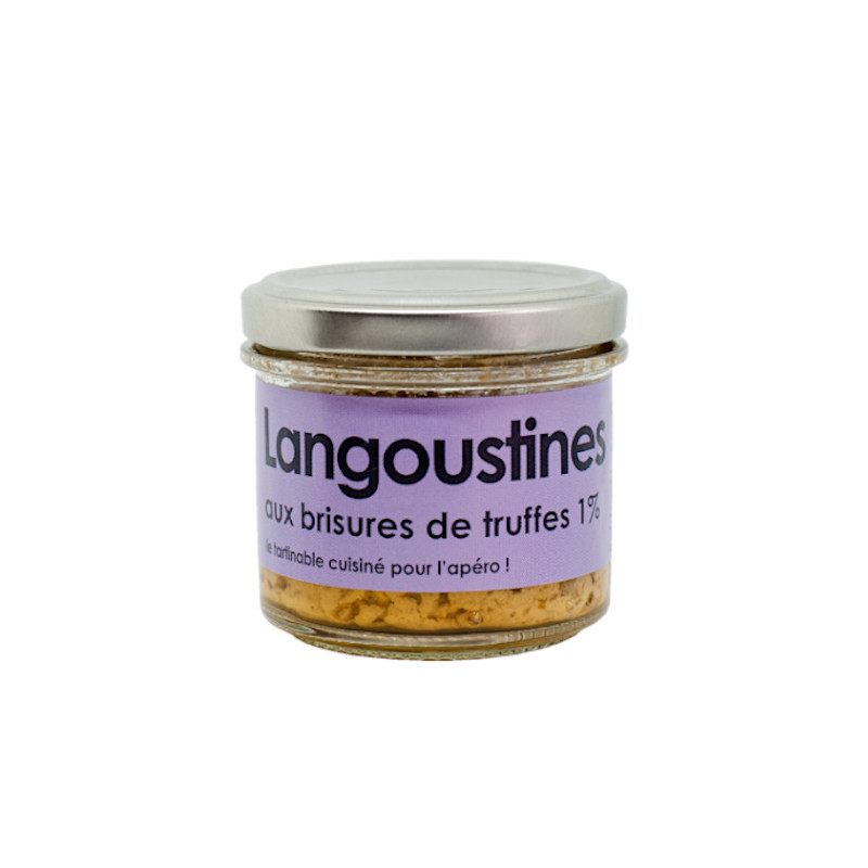 Tartinable de Langoustines aux brisures de truffes - 80g Tartinable de Langoustines aux brisures de truffes - 80g
