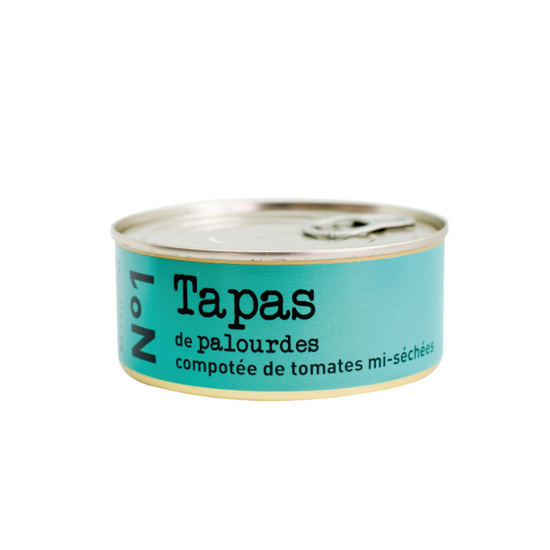 N°1 Tapas de palourdes, compotée de tomates mi-séchées - 215g