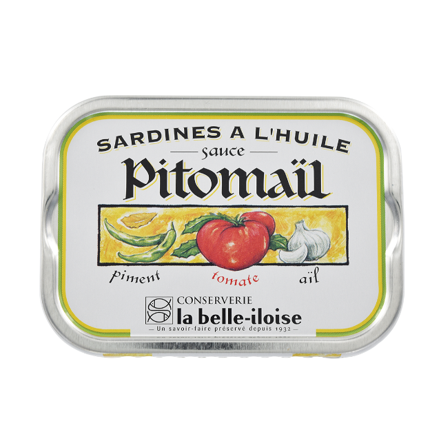 Sardines à l'huile, sauce...